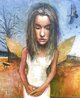 Fallen Angel 39x24 -  Oil on Canvas Original Painting by  Patterson and Barnes - 3