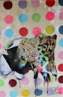 Coming Through 2014 54x37 Super Huge Original Painting - Dom Pattinson Coming Through 2014 54x37 Super Huge Original Painting - Dom Pattinson