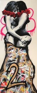 Untitled Portrait of Two Women 2017 47x22 Super Huge Works on Paper (not prints) - Dom Pattinson Untitled Portrait of Two Women 2017 47x22 Super Huge Works on Paper (not prints) - Dom Pattinson
