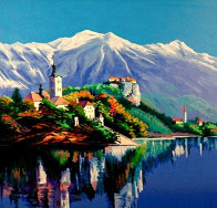 Bavarian Village 2003 Embellished Limited Edition Print by Alex Pauker - 0 Bavarian Village 2003 Embellished Limited Edition Print by Alex Pauker - 0