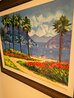 Sunlight on the Bay 2005 Embellished on Linen Limited Edition Print by Alex Pauker - 2