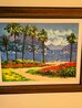 Sunlight on the Bay 2005 Embellished on Linen Limited Edition Print by Alex Pauker - 4