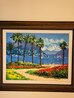 Sunlight on the Bay 2005 Embellished on Linen Limited Edition Print by Alex Pauker - 1