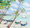 Shaded Lagoon 2005 Embellished Limited Edition Print by Alex Pauker - 0