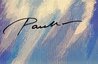 Angel Bay  2005 - Framed  Embellished Serigraph on Canvas - Huge - Greece Limited Edition Print by Alex Pauker - 3