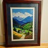 Mountain Road AP - Framed Seriolithograph Limited Edition Print by Alex Pauker - 1