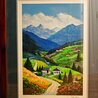 Mountain Road AP - Framed Seriolithograph Limited Edition Print by Alex Pauker - 2