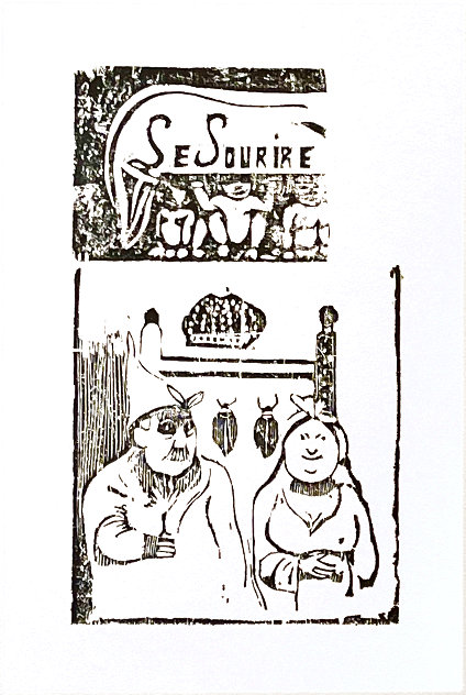 Title Page of Magazine Le Sourire 1982 Limited Edition Print by Paul Gauguin