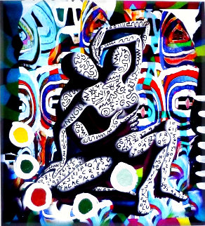 Embracing the Future 2017 HS by 3 Artists Limited Edition Print - Paul Kostabi Embracing the Future 2017 HS by 3 Artists Limited Edition Print - Paul Kostabi