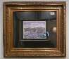Les Bateaux Pastel 32x41 Original Painting by Paul Emile Pissarro - 1