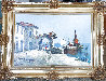 Mediterranean Scene 1960 32x46 Huge Original Painting by Erich Paulsen - 1