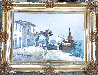 Mediterranean Seascape  1960 32x46 Huge Original Painting by Erich Paulsen - 1