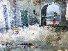 Mediterranean Seascape  1960 32x46 Huge Original Painting by Erich Paulsen - 3