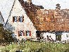 Untitled Farmhouse 1980 33x45 - Huge Original Painting by Erich Paulsen - 3