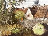 Untitled Farmhouse 1980 33x45 - Huge Original Painting by Erich Paulsen - 2