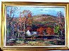 Untitled Landscape 1930 42x30 - Huge Original Painting by Vladimir Pavlosky - 2