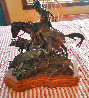 Wolf Society Bronze Sculpture 1992 13 in Sculpture by Ken Payne - 1