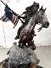 Thunder at Little Big Horn Masterwork Bronze Sculpture 1992 38 in - Montana Sculpture by Vic Payne - 1