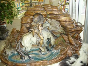 Where the Buffalo Roam Bronze Sculpture 36x48 Sculpture - Vic Payne Where the Buffalo Roam Bronze Sculpture 36x48 Sculpture - Vic Payne