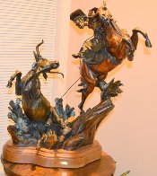 One Stormy Day Bronze Sculpture 1995 31 in Sculpture by Vic Payne - 0 One Stormy Day Bronze Sculpture 1995 31 in Sculpture by Vic Payne - 0