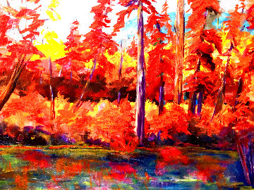 Into the Bog 2019 18x24 Original Painting - Connie Pearce Into the Bog 2019 18x24 Original Painting - Connie Pearce