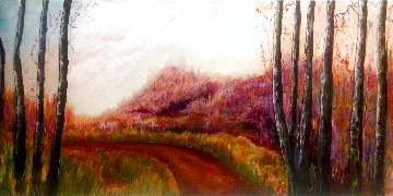 Morning Blush 2020 18x36 Original Painting - Connie Pearce Morning Blush 2020 18x36 Original Painting - Connie Pearce