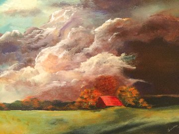 Red Barn 2020 Limited Edition Print - Connie Pearce Red Barn 2020 Limited Edition Print - Connie Pearce