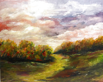Sunrise 2020 16x20 Original Painting - Connie Pearce Sunrise 2020 16x20 Original Painting - Connie Pearce