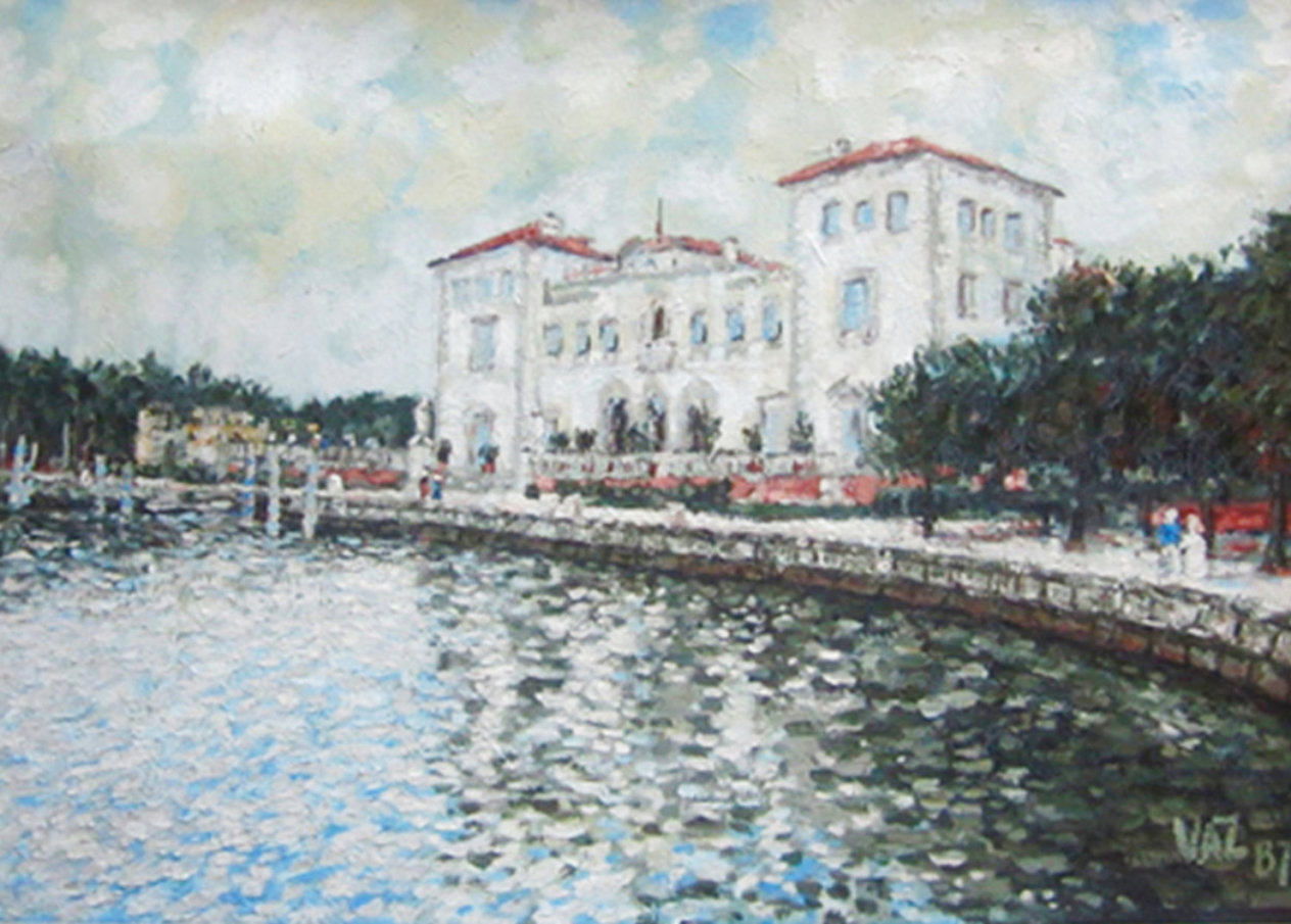 pedro-vaz-seaview-of-vizcaya-1987-oil-paintings-by-pedro-vaz
