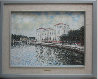 Seaview of Vizcaya 1987 30x38 I Huge - Miami, Florida Original Painting by Pedro Vaz - 3