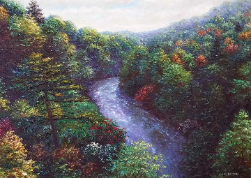 Norwood Rush 30x40 Original Painting - Henry Peeters Norwood Rush 30x40 Original Painting - Henry Peeters