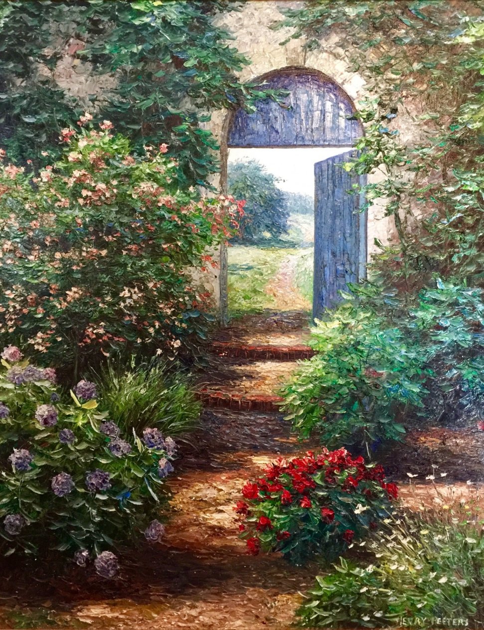 Henry PeetersHazelton Farm 41x35 Impressionist lp by Henry Peeters