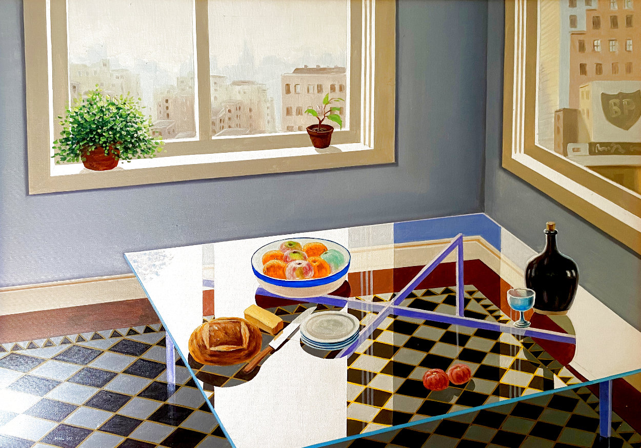 Untitled Still Life 49x37 - Huge Original Painting by Henry Peeters Untitled Still Life 49x37 - Huge Original Painting by Henry Peeters