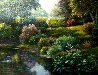 In Front of the Pond 30x40 - Huge Original Painting by Henry Peeters - 0