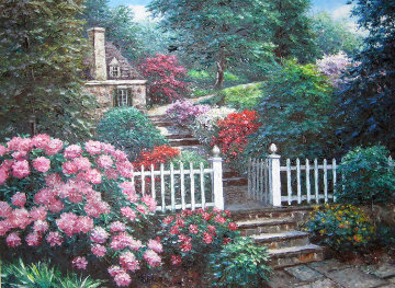Watkins Gate 38x48 Super Huge Original Painting - Henry Peeters Watkins Gate 38x48 Super Huge Original Painting - Henry Peeters