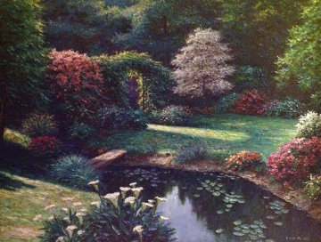 New Dawson Pond 45x57 Original Painting - Henry Peeters New Dawson Pond 45x57 Original Painting - Henry Peeters