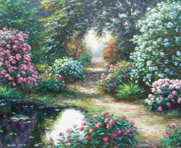 Browning Trail 34x40 Original Painting - Henry Peeters Browning Trail 34x40 Original Painting - Henry Peeters