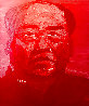 Portrait De Timmonier No 4. Painting - 1997 57x37 - Huge - Mao Original Painting by Yan Pei-Ming - 0