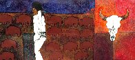 Hermanos De La Tierra From the Mestizo Series 49x100 Mural Works on Paper (not prints) by Amado Pena - 0 Hermanos De La Tierra From the Mestizo Series 49x100 Mural Works on Paper (not prints) by Amado Pena - 0