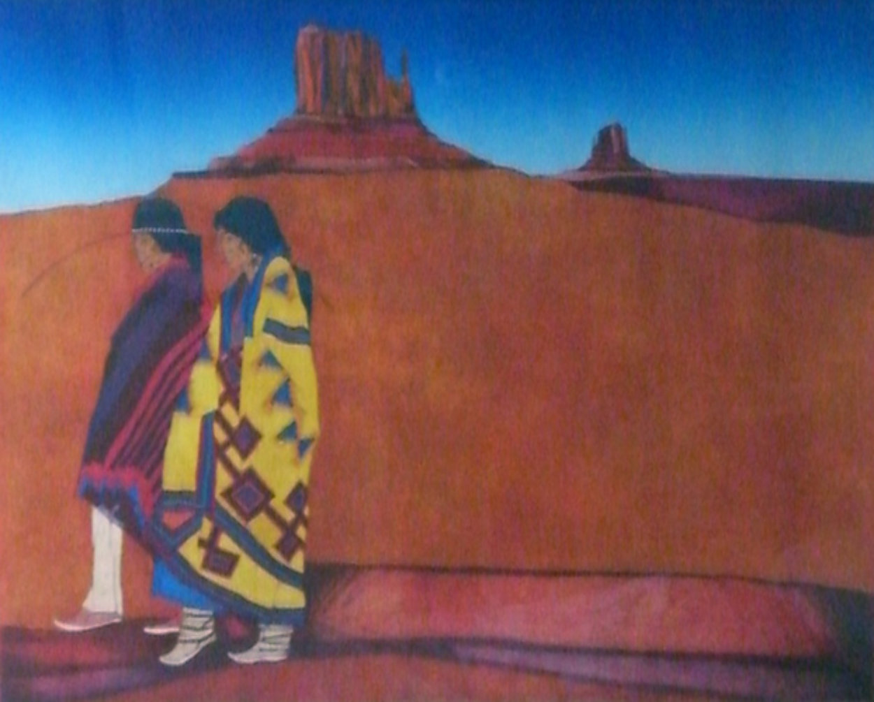 Colcha Series: Valle de Colores 1989 Limited Edition Print by Amado Pena Colcha Series: Valle de Colores 1989 Limited Edition Print by Amado Pena