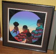 Paseo De Las Negra 1986 Limited Edition Print by Amado Pena - 1 Paseo De Las Negra 1986 Limited Edition Print by Amado Pena - 1