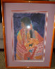Colcha Series: Acoma En Naranja 1989 25x19 Original Painting by Amado Pena - 1