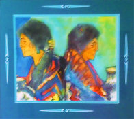 Ms. Al Mercaso Monotype 1993 14x16 Works on Paper (not prints) by Amado Pena - 0 Ms. Al Mercaso Monotype 1993 14x16 Works on Paper (not prints) by Amado Pena - 0