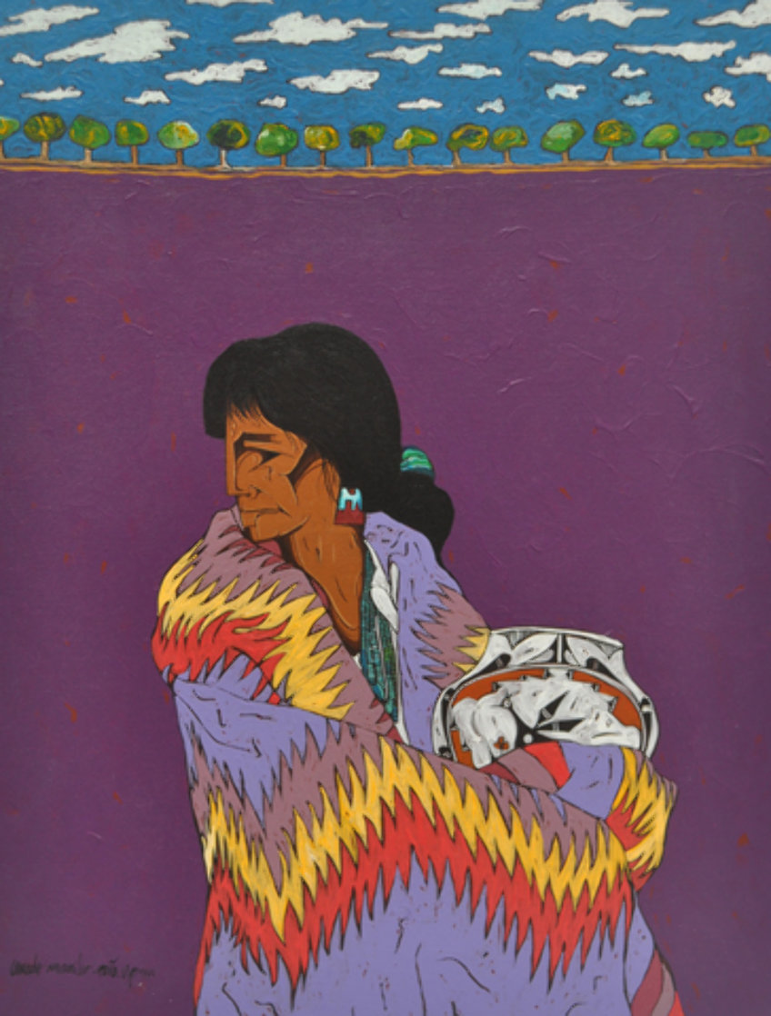Mestizo Series: Paraiso 2005 30x24 Original Painting by Amado Pena Mestizo Series: Paraiso 2005 30x24 Original Painting by Amado Pena