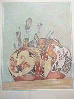Retrato Del Pintor Drawing 1998 22x26 Drawing by Amado Pena - 1 Retrato Del Pintor Drawing 1998 22x26 Drawing by Amado Pena - 1