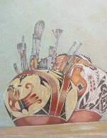 Retrato Del Pintor Drawing 1998 22x26 Drawing by Amado Pena - 0 Retrato Del Pintor Drawing 1998 22x26 Drawing by Amado Pena - 0