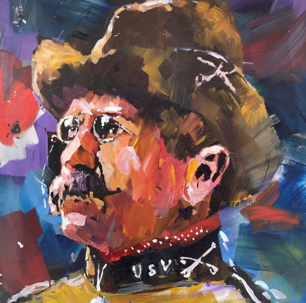 Teddy Roosevelt 2017 52x52 Original Painting by Steve Penley
