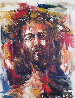 Jesus Christ in Crown of Thorns 2005 40x30 Original Painting by Steve Penley - 0