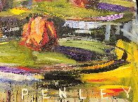 Lily Pads 2000 36x36 Original Painting by Steve Penley - 1 Lily Pads 2000 36x36 Original Painting by Steve Penley - 1