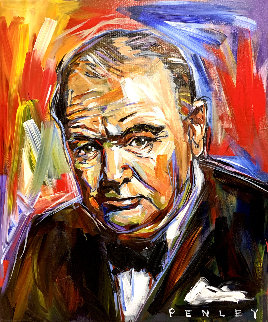 Churchill 2000 24x20 Original Painting - Steve Penley Churchill 2000 24x20 Original Painting - Steve Penley
